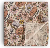Mushie Hydrofiele Doek XL Swaddle - Retro Flowers
