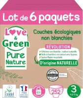 Natuurlijke Eco-Luiers T3 voor Baby