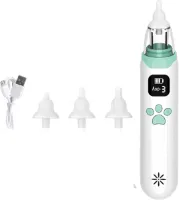 Neusreiniger Baby Elektrisch – Neuszuiger Baby Met Muziek Voor Afleiding – Neusdouche Inclusief Opzetstukken – Neus Douche – Neusspuit Met Anti-terugloop Functie – Verkoudheid