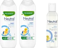 Neutral Baby - 2 x Wasgel & Shampoo & 1 x Huidolie
