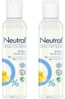 Neutral - Baby Huidolie - Gevoelige huid - Parfumvrij - 150 ml - Voordeelverpakking - 2 stuks