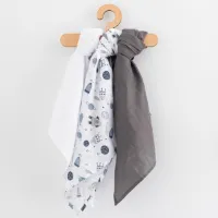 New Baby - Hydrofiele doek - Hydrofiele luier - 60x80 cm - 3 stuks - Boy - Zacht katoen - Babyverzorging - Baby essentials - Wasbare luiers - Doekjes