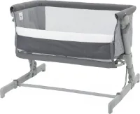 Next2Me Go Babywieg Eco+ - in hoogte verstelbaar - kantelbaar - luchtcirculatie - matras en reistas - geschikt voor meeste bedden - Co Sleeper