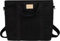 Nobodinoz Hyde Park waterdichte luiertas/rugzak 32x32x14cm - Black