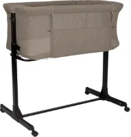 Novi at Home® Kyra Air+ Hazel Melange Co-Sleeper - Geschikt vanaf de geboorte - anti-reflux functie - Verstelbaar frame