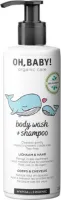 Oh, Baby! Body Wash & Shampoo 250ml | Natuurlijk, Biologisch & Vegan | Prikt niet in de ogen | 2in1 lichaam & haar
