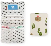 Opbergtas - Make-uptas - Luiertas - 2-in-1 opbergtas - Draagbare opbergtas - Cactusprint