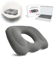 Opblaasbaar Donutkussen - Comfortabel en Draagbaar - 1 stuk - Flocking PVC