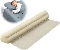 Opblaasbare uitvalbescherming 148 cm - draagbare valbescherming voor kinderen - zacht en ademend - tweepersoonsbedden - klapbedden - boxspringbedden