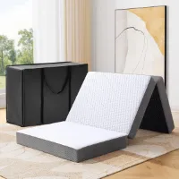 Opvouwbare Comfortabele Slaapmatras voor Gasten en Kamperen - 80 x 195 x 7.5 cm