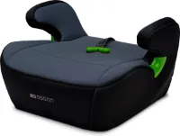 Osann Junior beltfix zitverhoger - i-Size - Lengte kind 126-150 cm - autogordel bevestiging - met extra gordelgeleiding - zwart/grijs