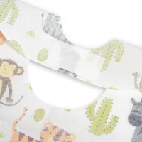 Pack of 10 Disposable Waterproof Bibs for Kids - Adjustable Food Bag with Fun Prints