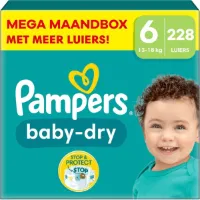 Pampers Baby Dry - Maat 6 - Mega Maandbox - 228 luiers
