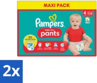 Pampers - Baby-Dry Pants - Luierbroekjes - Maat 4 (9-15 kg) - Extra Droog - 90 Luiers - Voordeelverpakking - 2 stuks