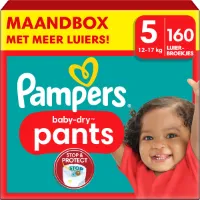 Pampers Baby-Dry Pants - Maat 6 (12-17kg) - 160 Luierbroekjes - Maandbox