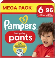 Pampers - Baby Dry Pants - Maat 6 - Mega Pack - 96 stuks - 14/19 KG