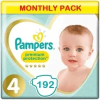 Pampers Premium Protection Luiers Maat 4 - 192 Luiers Maandbox