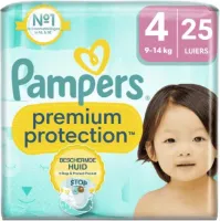 Pampers Premium Protection Luiers - Maat 4 - 9-14 KG - 25 stuks