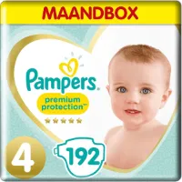 Pampers - Premium Protection - Maat 4 - Maandbox - 192 luiers