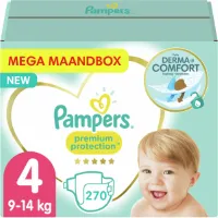 Pampers - Premium Protection - Maat 4 - Mega Maandbox - 270 luiers