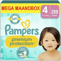Pampers - Premium Protection - Maat 4 - Mega Maandbox - 288 luiers - 9/14 KG