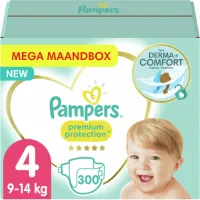 Pampers - Premium Protection - Maat 4 - Mega Maandbox- 300 luiers
