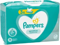 Pampers Sensitive Babydoekjes 2+1 promo pack 156 Doekjes