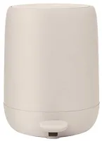 Pedaalemmer van kunststof/siliconen - Moonbeam, 5L - Soft-close Deksel & Uitneembare Emmer - Badkameraccessoire