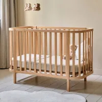 Petite Amélie Ledikant Ovaal - 60x120 cm - Naturel