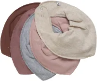 Pippi Babywear Sjaals - Baby Driehoek Sjaals/Slabbetjes 5-pack (Burlwood)