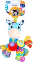 Playgro- Activiteiten Vriend Clip Clop- Baby- Speelgoed - Hangspeeltje - Kinderwagenspeeltje - Rammelaar - Kinderwagenaccessoire - Buggyaccessoire - Educatief Speelgoed - Knuffeldier