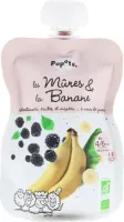 Popote Gourde Les Mûres & La Banane Compote Van 4/6 Maanden Biologisch 120 g