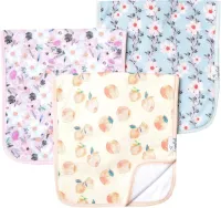 Premium Absorberende Baby Burp Doeken 3-Pack - Mode en Functionaliteit voor Ouders