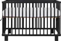 Puck Inklapbaar Ledikant Zwart Mat <br />60x120 cm