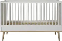 Quax Flow Bed - 70x140 cm. - White & Oak