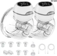 RFWR® Dubbele Elektrische Borstkolf - Draagbare en Oplaadbare Borstkolven met 3 Modes & 9 Niveaus - Ideaal voor Borstvoeding