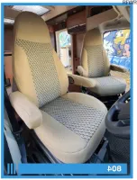 RFWR® Stoelhoezen voor Bestuurders- en Bijrijdersstoelen van een Camper - Beige, Kleurnummer 804