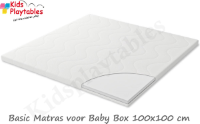 SÄMANN® Matras Cloud Basic 100x100 cm voor Co sleeper en aanschuifbed | baby matras | babymatras | Baby bed | Kinderbed | Wieg | Bijzetbed | Kinderkamer | Kinderopvang