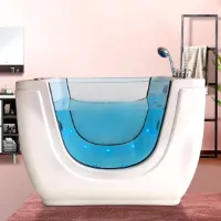SCHEFMAN® Baby Spa Bad | Zuigeling Zwem oefening | Gezonde Baby Huid