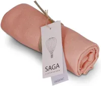 Saga Copenhagen | Hydrofiele Doek Hula Swaddle 100x100cm Blush