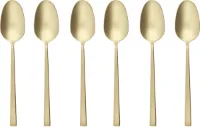 Sambonet Koffielepels Rock Champagne 6 Stuks
