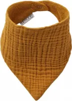 Set Van 2 Andrea Slabbetjes - Andrea Absorbent Organic Cotton Bibs – 2 Pack Mustard | Liewood