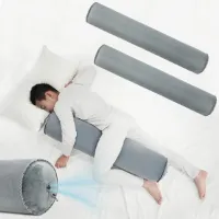 Side Sleeper Pillow Inflatable Body Pillow for Adults and Children - Embracing Sleeping Support for Side Sleepers, Back and Neck - 90 x 20 cm