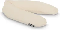 Snoozzz Zwangerschapskussen Zijslaapkussen Lichaamskussen Premium kwaliteit - 185 cm - microparel vulling - luxe draagtas - Wafel Champagne