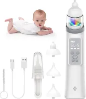 Solacis Neusreiniger baby - Neuszuiger baby - Elektrische neuszuiger - Neusreiniger baby elektrisch - Must have voor uw baby!