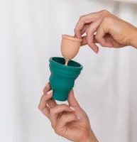 Sterilisator Lotties Period - Sterilisator voor menstruatiecup en menstruatiedisc - Gemakkelijk te reinigen in de magnetron - Sterilizer cleaner