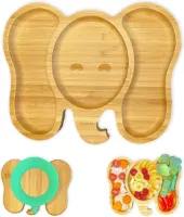 Bamboe zuigbord voor baby