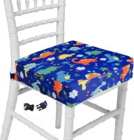 Stoelverhoger voor Eetkamerstoel - Zitverhoger Peuter Eettafel - Kinderen - Booster Seat - Zitkussen Tafel - Zitverhoger Voor Kinderen & Volwassenen - Stoelverhogers Voor Eettafel - Memory Foam Verhoo