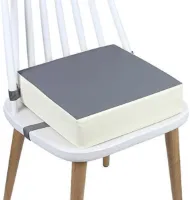 Stoelverhoger voor Eetkamerstoel - Zitverhoger Peuter Eettafel - Kinderen - Booster Seat - Zitkussen Tafel - Zitverhoger Voor Kinderen & Volwassenen - Stoelverhogers Voor Eettafel - Memory Foam Verhoo