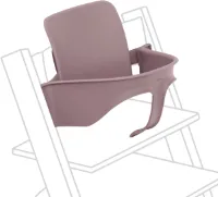 Stokke Tripp Trapp Baby Set2, Heather Mauve - 2024 versie - Leeftijd 6-36 maanden - Verander de Tripp Trapp stoel in een comfortabele kinderstoel